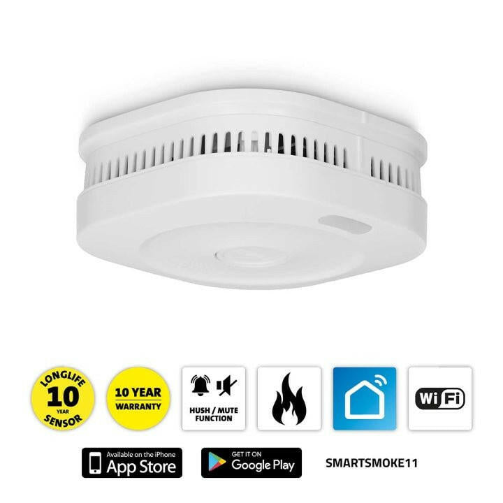 Alecto SMARTSMOKE11 Smart Wifi rookmelder.