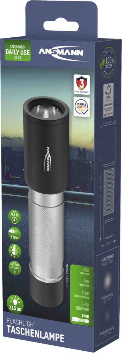 Ansmann Ansmann LED zaklamp Daily Use 300B