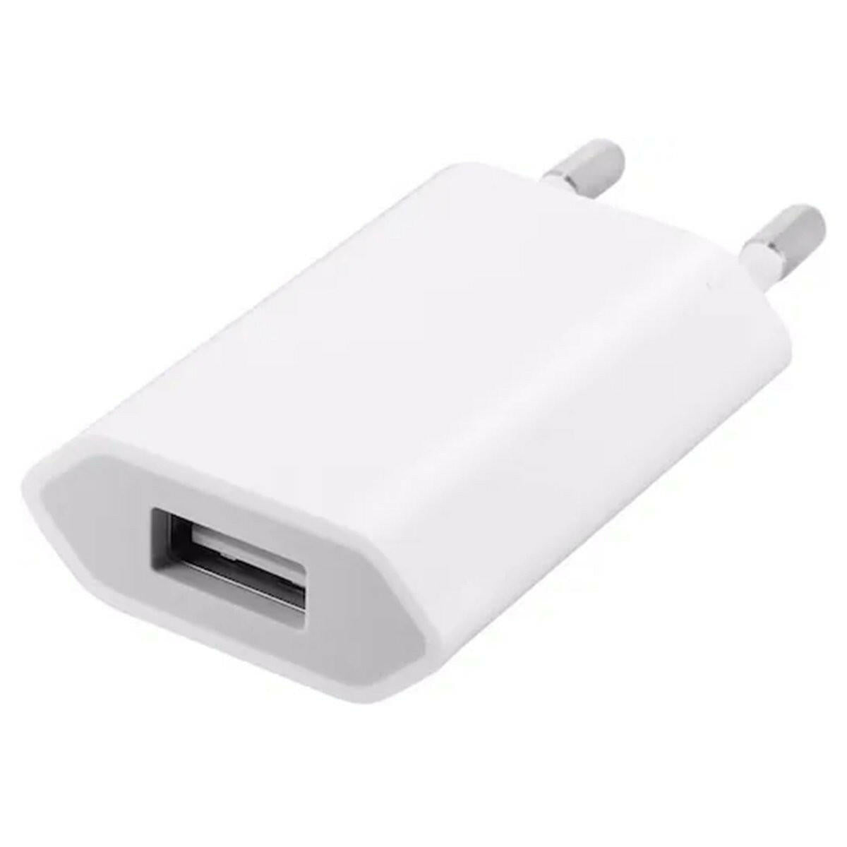 Apple USB Netvoeding adapter USB-A 5W 1A wit.