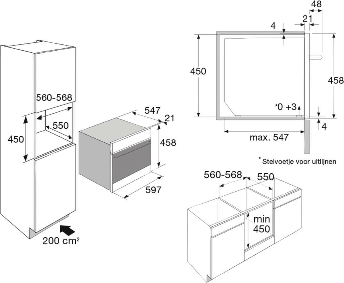 ATAG ATAG BCM46121C BlackSteel