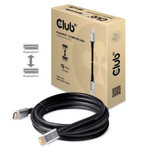 Club3D DisplayPort 1.4 HBR3 8K 3 Meter zwart