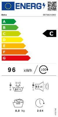 Beko B5T68243W2 wit