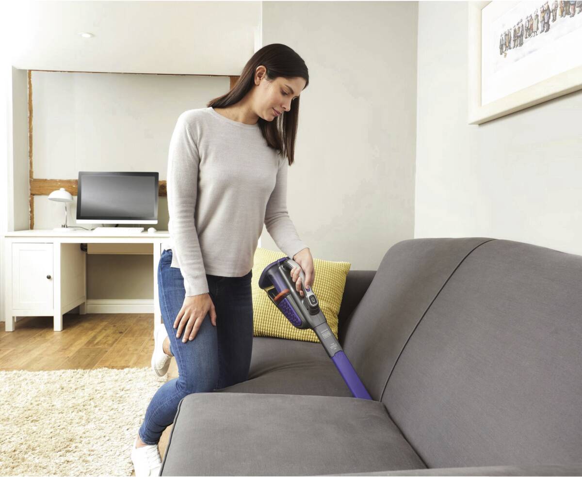 Black + Decker BHHV520BFP-QW titaan-zilver lila