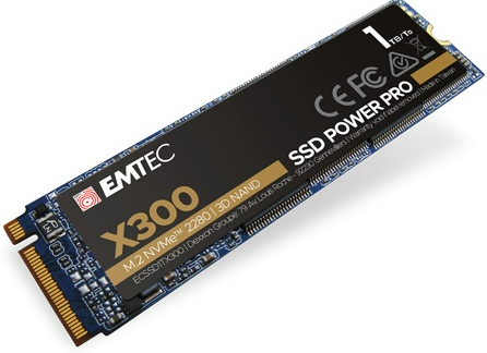 Emtec SSD M.2 NVMe PCIe 3.0 X300 1TB Intern