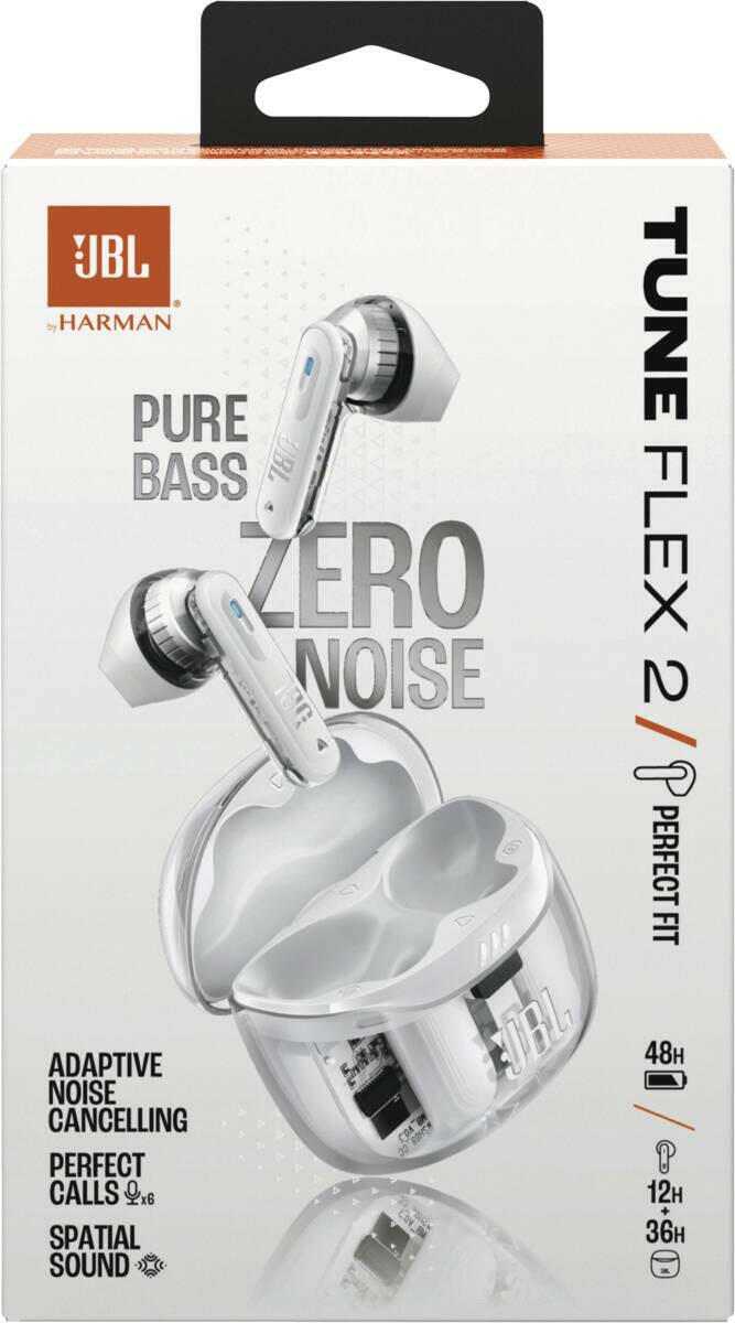 JBL Tune Flex 2 ghost wit