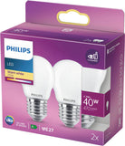 Philips LED classic 40W E27 P45 WW FR ND 2PF - 2er Pack