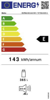 Beko B3RMLNE444HW1 wit.