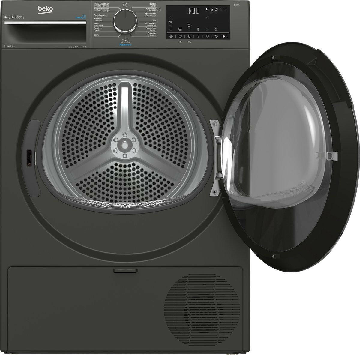 Beko B3T6823M2 grijs.