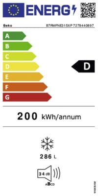 Beko Beko B7RMFNE315XP inox