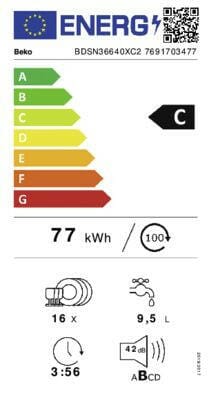 Beko Beko BDSN36640XC2 inox