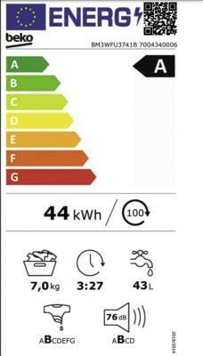 Beko Beko BM3WFU3741B wit
