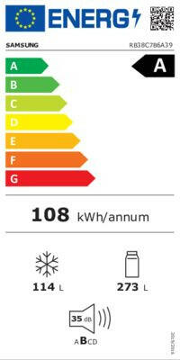 Samsung RB38C7B6A39/EF Satin Beige.