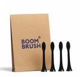 Boombrush Brush Head 4-Pack Black Regular.