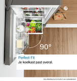 Bosch Bosch KGN39EXCF RVS-zwart