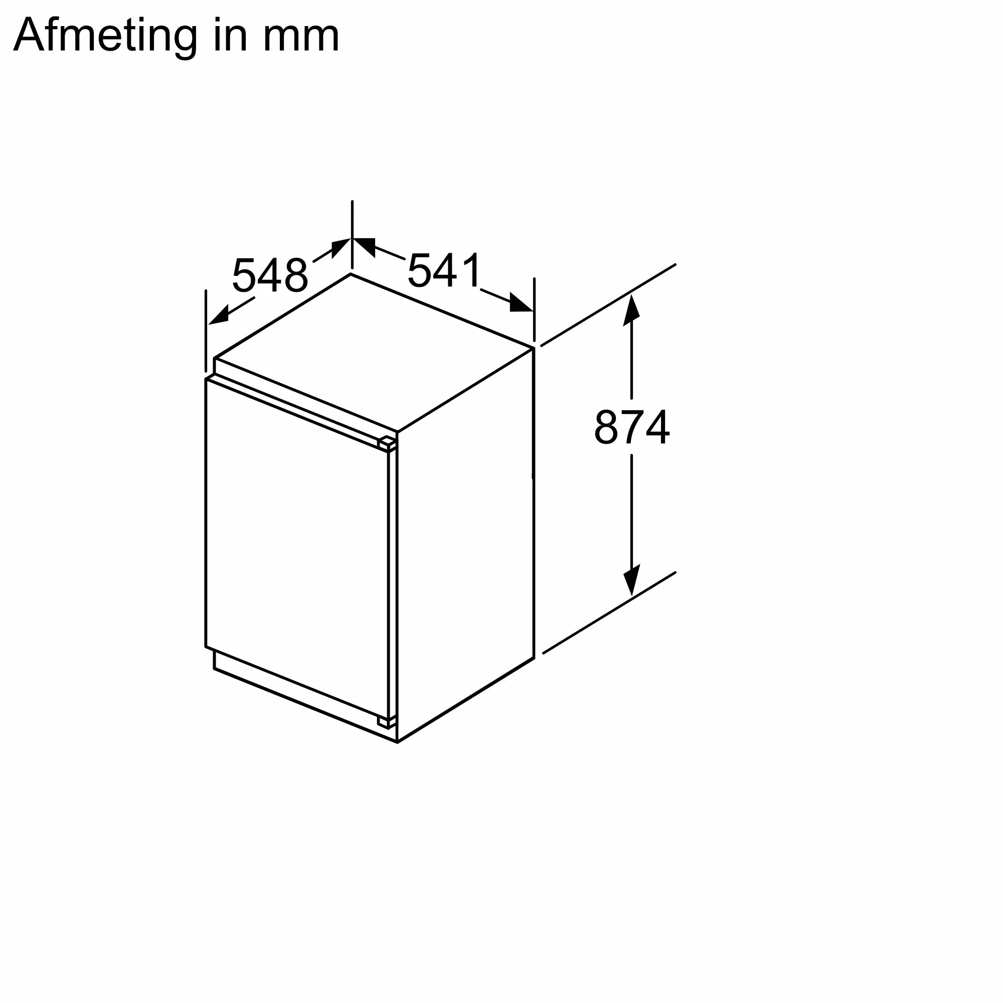 Bosch Bosch KIR21NSE0 wit