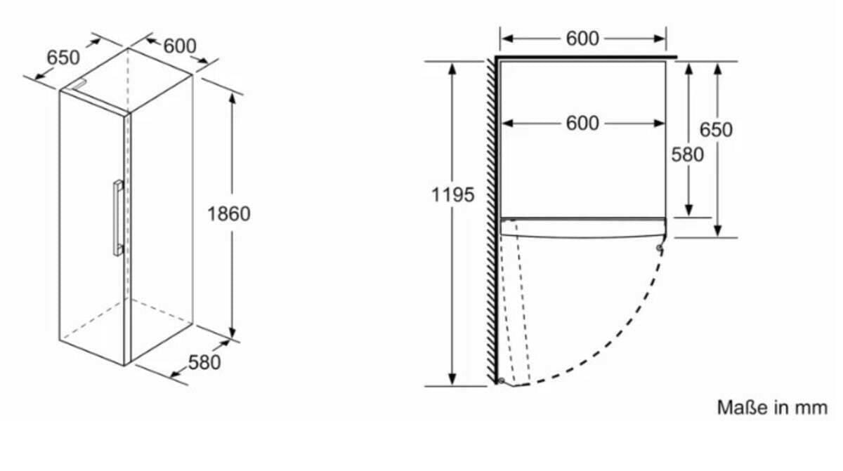 Bosch Bosch KSV36VLDP edelstaal-chroom-inoxmetallic