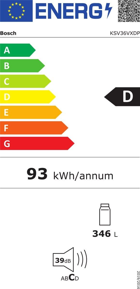 Bosch Bosch KSV36VXDP Black Inox