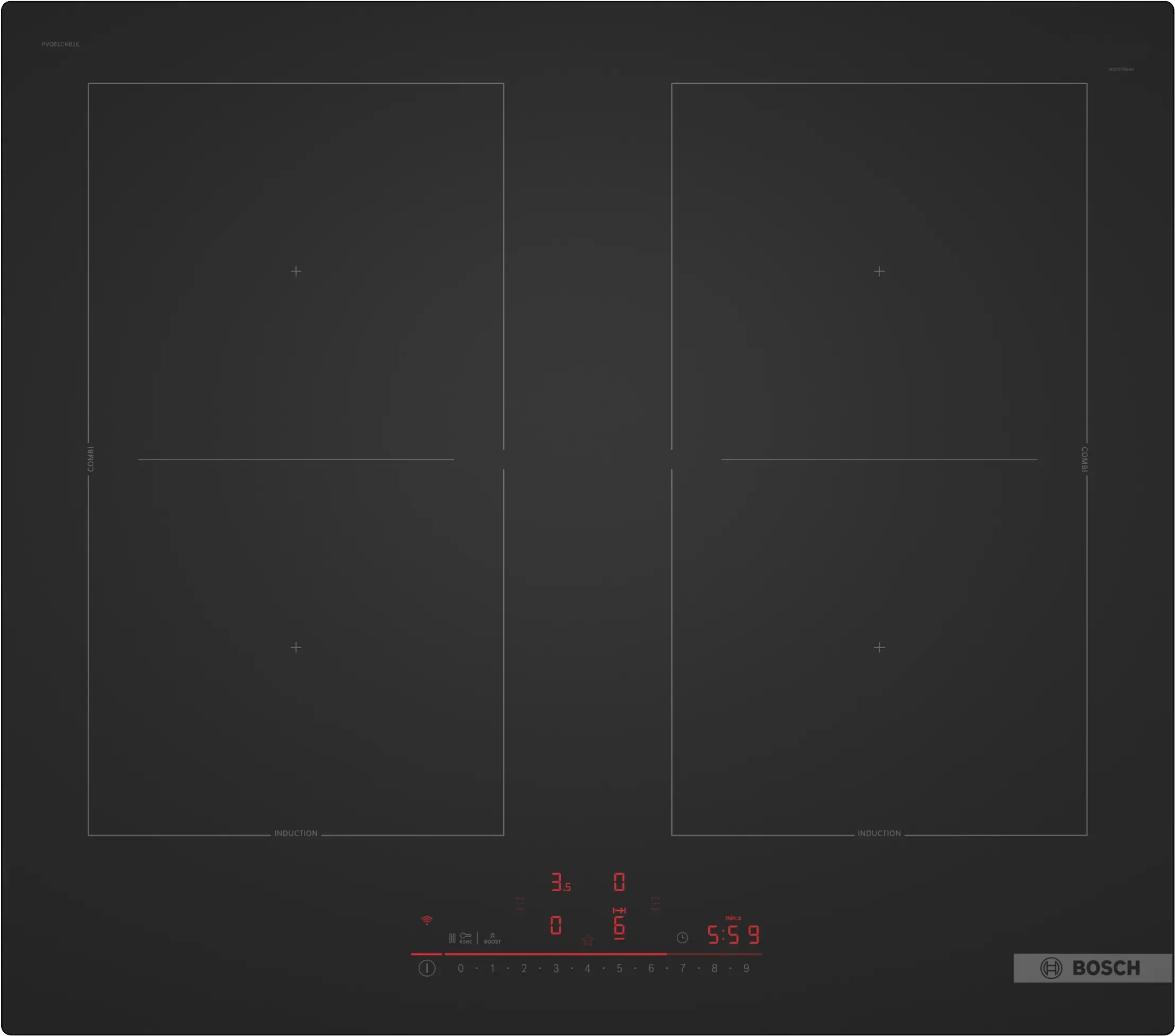 Bosch Bosch PVQ61CHB1E zwart