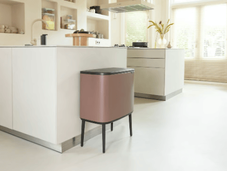 Brabantia Brabantia Bo Touch Bin 11 + 23L Satin Taupe