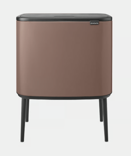 Brabantia Brabantia Bo Touch Bin 11 + 23L Satin Taupe