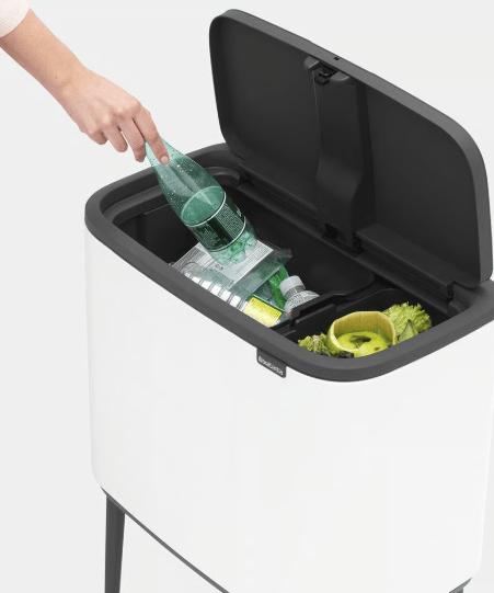 Brabantia Brabantia Bo Touch Bin 11 + 23L White