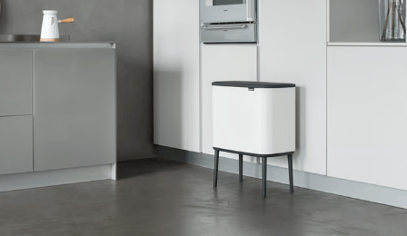 Brabantia Brabantia Bo Touch Bin 11 + 23L White