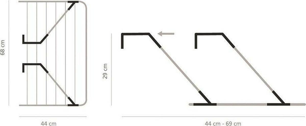Brabantia Brabantia Droogrek Hangend - Fresh White