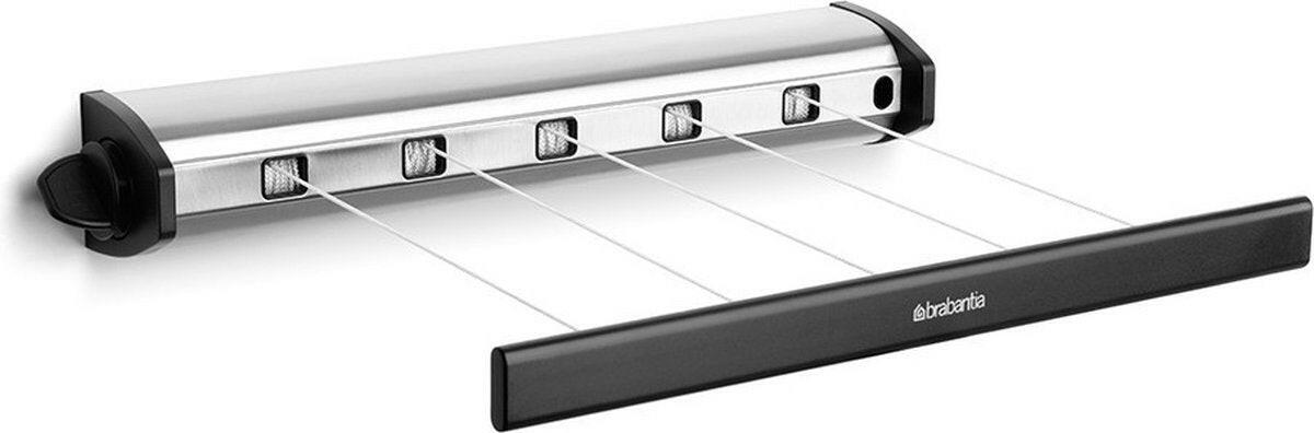 Brabantia Brabantia Roldrooglijn - Uittrekbaar tot 4,4 m - 22 m - Matt Steel