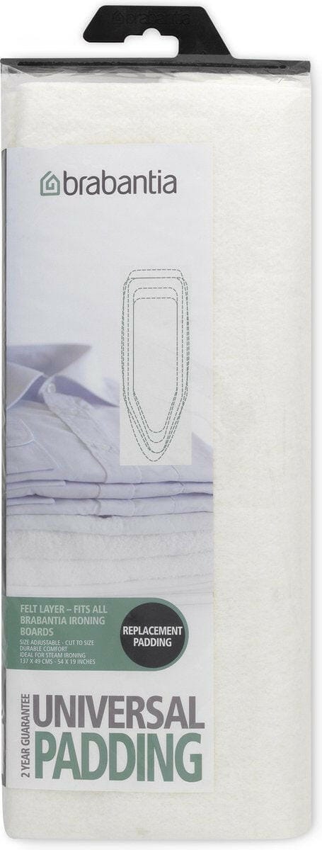 Brabantia Brabantia Strijkplankonderlaag - Universeel - Vilt - 135 x 49 cm - White