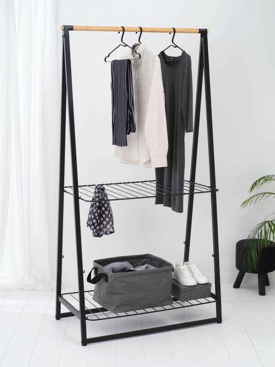 Brabantia Brabantia Wasmand opvouwbaar, 35L - Pepper Black