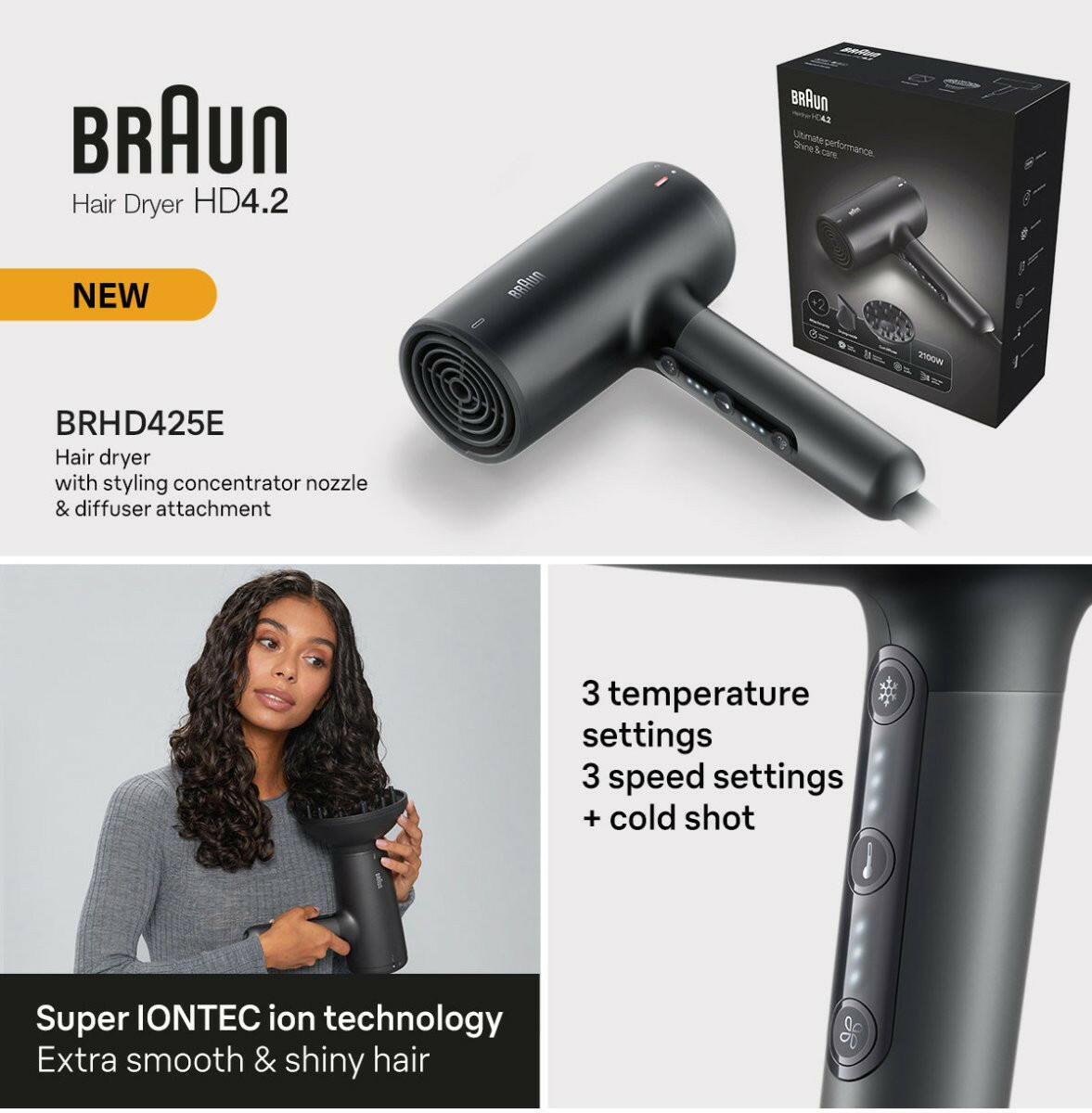 BrAun HD4.2 Super Iontec BRHD425E.