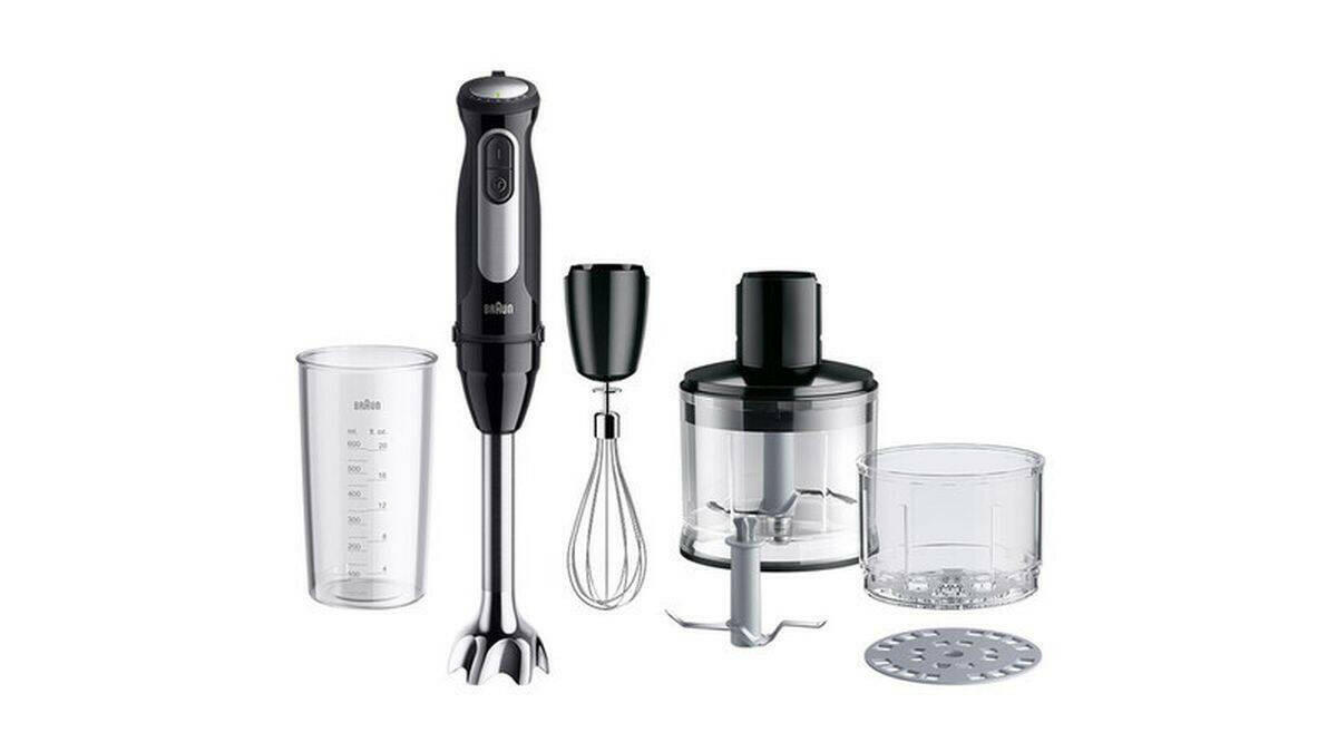 Braun MQ 55254M zwart-RVS.
