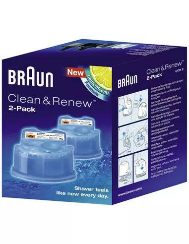 Braun Personal Care CCR2 Vulling clean & renew 2 stuks.