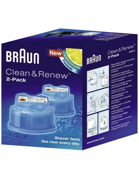 Braun Personal Care CCR2 Vulling clean & renew 2 stuks.