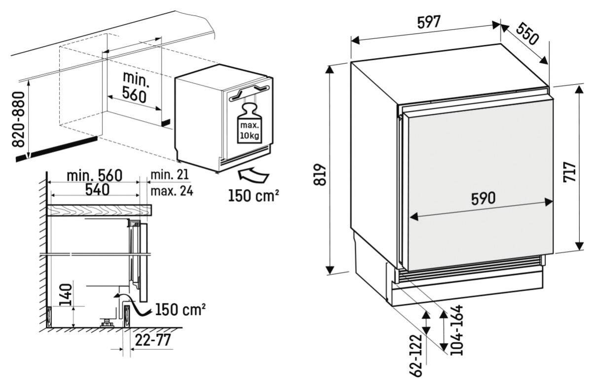 Liebherr DURd 3600-20 wit