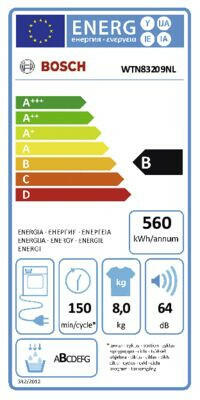 Bosch WTN83209NL wit.