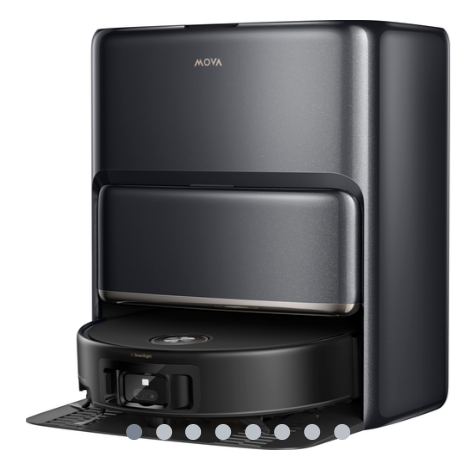 Mova Robotstofzuiger Z60 Ultra Roller Complete Zwart