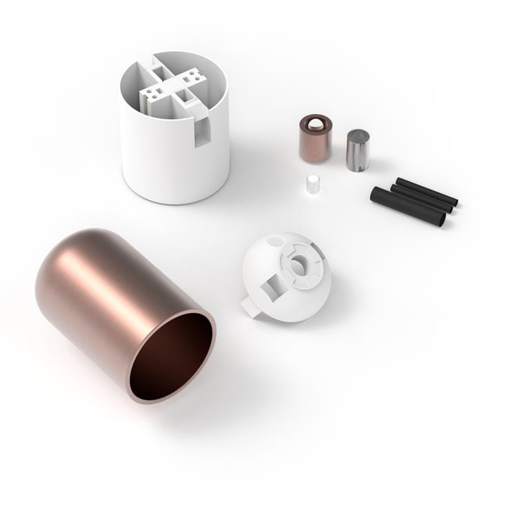 Calex Calex Lamphouder E27 Aluminium 40mm Mat Koper