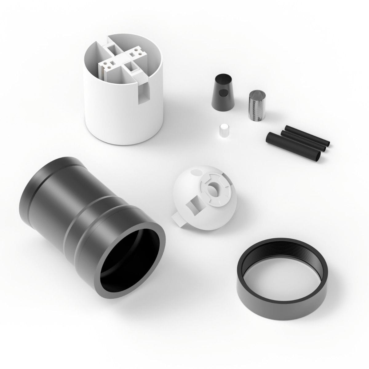 Calex Calex Lamphouder E27 Aluminium Mat Zwart