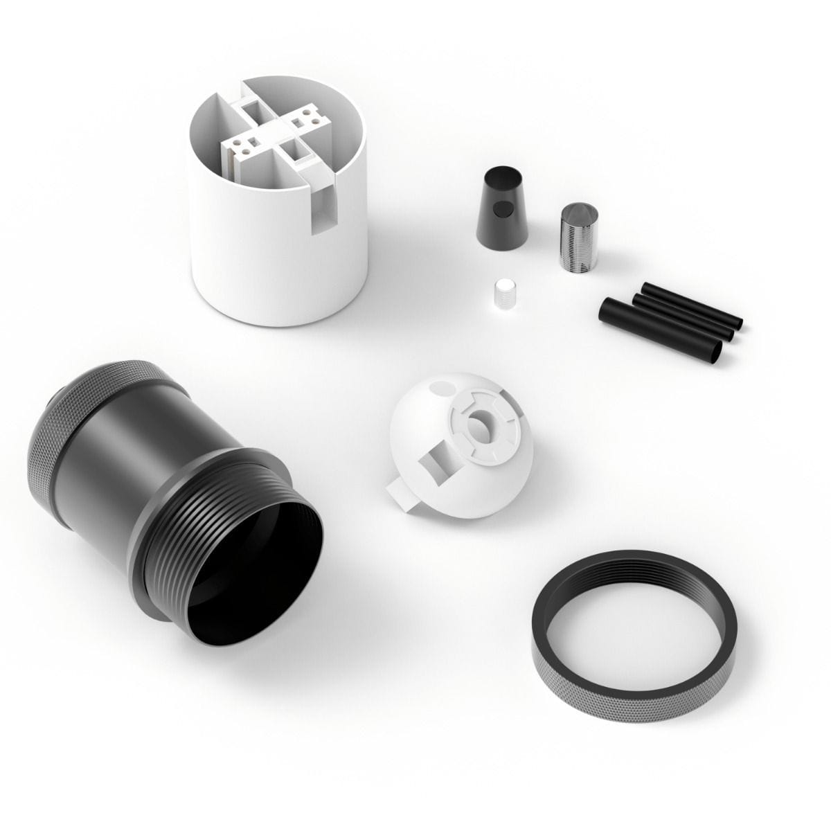 Calex Calex Lamphouder E27 Aluminium Mat Zwart