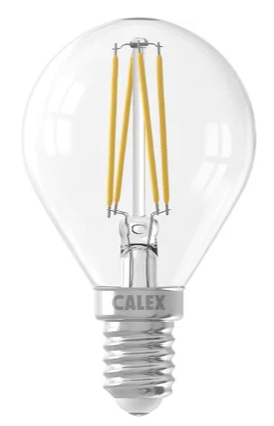 Calex Calex LED E27 Filament Kogel 3,5W 350Lm