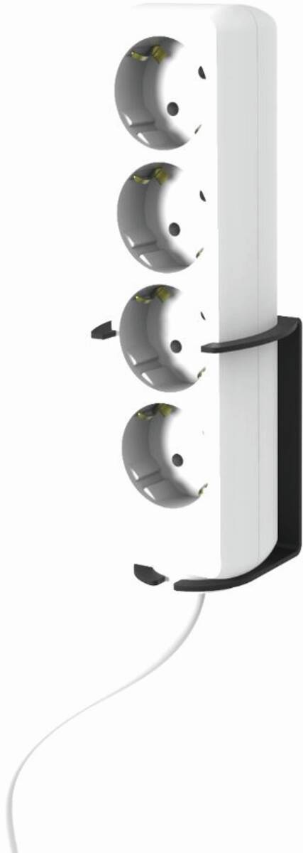 Cavus Cavus Houder voor Tafelcontactdoos zwart