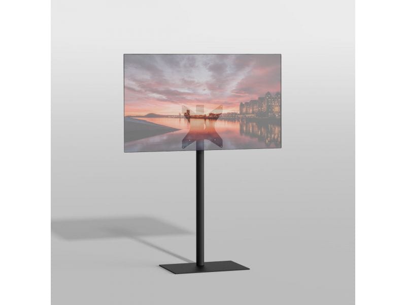 Cavus Cavus TV Standaard Square 120cm Hoog Vesa 300x300 Zwart