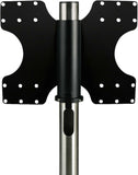 Cavus Montageplaat 400 x 300 voor 60mm kolom zwart.