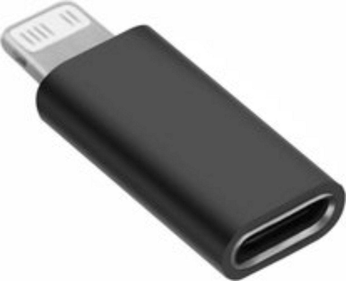 Spez USB-C Female to Lightning zwart