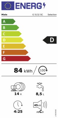 Miele G 5132 SC brws briljantwit