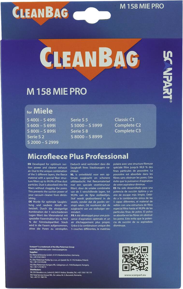 CleanBag CleanBag Miele Stofzuigerzak G/H/N