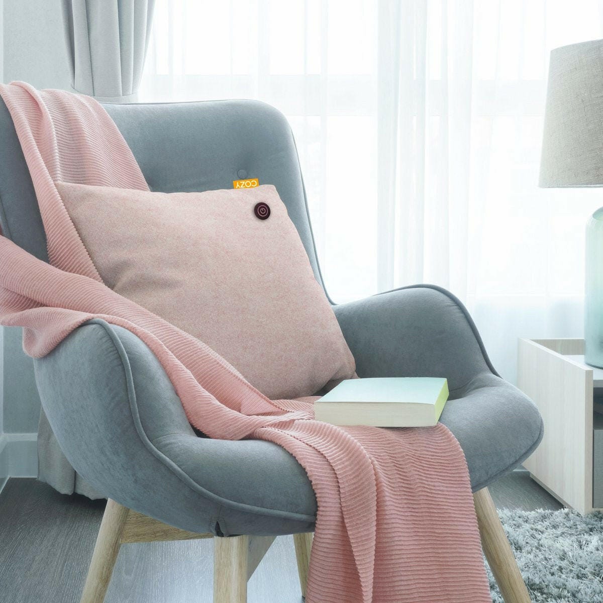 Cozy Cozy Verwarmingskussen Una Roze 45x45