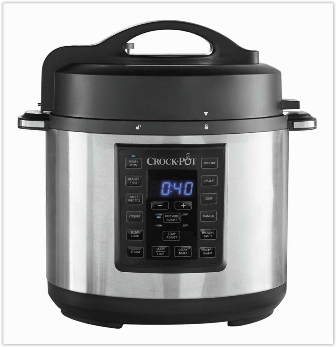 Crock Pot Crock Pot CR051 Express pot 5,7L zwart-RVS