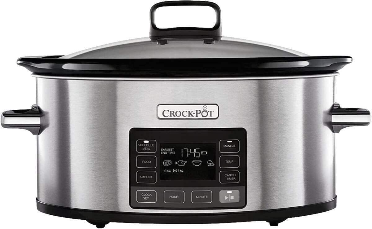 Crock Pot Crock Pot CR066 Slow Cooker 5,6L TimeSelect zwart-RVS
